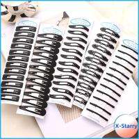 X-STARRY 36PCS สีดำสีดำ ที่หนีบผม สไตล์เรียบง่าย หลากหลายรูปร่าง จับผม ของขวัญสำหรับเด็ก อุปกรณ์จัดแต่งทรงผม กิ๊บหนีบผม สาวๆ