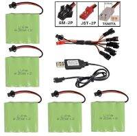 1-5ชิ้น4.8V 2800Mah อัพเกรดความจุสูงพิเศษสำหรับของเล่นไฟฟ้ารถ RC จัดส่งรถบังคับวิทยุหุ่นยนต์