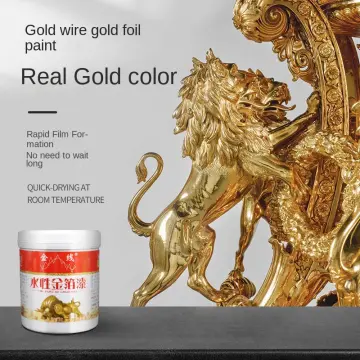 Gold Metallic Paint Wood Furniture  Rose Gold Spray Paint Wood -  100g/bottle Gold - Aliexpress