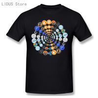 เสื้อยืดผู้ชายผู้หญิงเสื้อยืด Cryptocurrency Ethereum Bitcoin Litecoom Crypto Set Crypto Network Blockchain Technology OmiseGo Qtum เสื้อยืดไซส์5XL 6XL