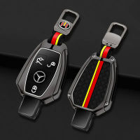 โลหะรถ Remote Key Case Cover Shell Fob สำหรับ Benz A C E S G Class GLA CLA GLK GLC W204 W463 W176 W251 W205 Keyless กระเป๋า