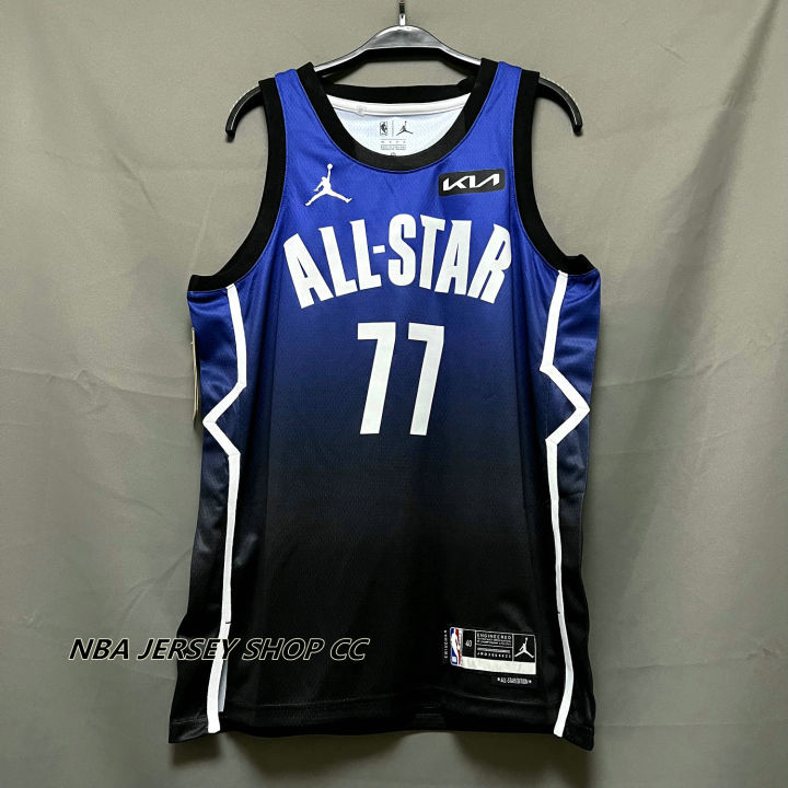 NBA, Shirts, Nwt Nba Dallas Mavericks Luca Doncic Basketball Jersey Blue  White Black Med