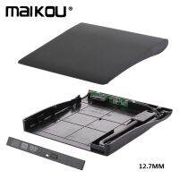 Maikou 12.7mm DVDCD-ROM RW Case DVD Player Drive Enclosure USB 3.0 SATA External Portable DVD Enclosure for PC Laptop