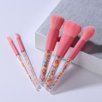 【CW】 5pcs Makeup Brushes Set Colorful Foundation Blending maquillaje