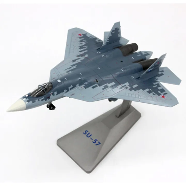 1:72 Su57/T50 Su57 Alloy Fourth Generation Fighter Toy Plane Russian ...