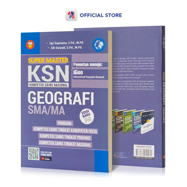 Buku Belajar Super Master KSN GEOGRAFI SMA MA Referensi Kompetisi Sains ...