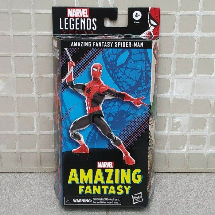 HASBRO MARVEL LEGENDS SPIDERMAN AMAZING FANTASY SPIDER-MAN 60TH ANNIV ...