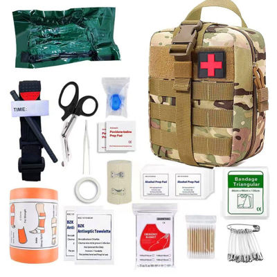 Survival Gear And Equipment Survival Kit First Aid Kit Pouch Emergency Survival Gear For Molle Car Travel Hiking Camping