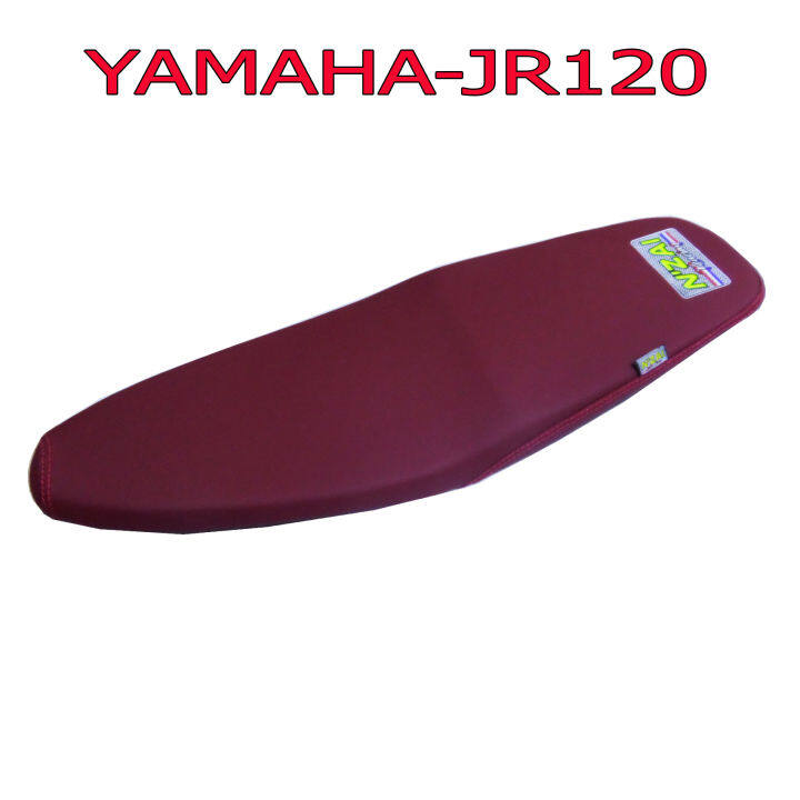 เบาะปาดทรงสนาม แบบเชง สำหรับ YAMAHA-JR120 สีแดง ผ้าด้าน N SAI