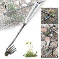 【Ready Stock】 ☒✟ D50 2023 New Weeding Artifact Uprooting Weeding Tool Premium Manganese Steel Forged Weed Puller 4 Teeth Dual Purpose Weeder High Strength Hand Remover Tool for Garden