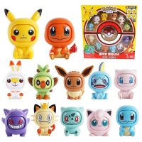 Pokemon Figures Toys Face-changing Doll Pikachu Poke Ball Pocket Monsters Action Figure Toy Gift