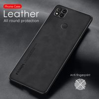 For Xiaomi Redmi10A Case Sheepskin Leather Back Cover For Redmi 10A Redmy 10A 10 A A10 6.53" Camera Protection Slim Soft Fundas Phone Cases