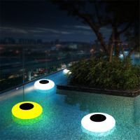 Remote Control Solar Floating Underwater Lamp Outdoor Swimming Pool Pond Party Garden Landscape Lamp Waterproof Night Light