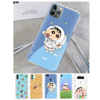 T-192 Anime Crayon Shinchan โปร่งใส อ่อนนุ่ม ซิลิโคน TPU เคสโทรศัพท์ หรับ VIVO V25E Y12 Y02S Y33S Y11S Y31 Y21S Y12S Y15 Y51A V25 Y35 X80 Y02 Y11 Y51 Y17 Y21 Y22S Y01 Y16 Pro