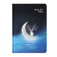 Starry Sky Luminous Hand Book SimpleinsColor Page Hand-Painted Korean Notebook Trending Girl Notebook