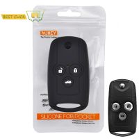 ซิลิโคนสำหรับ Honda Accord Civic CRV CRZ Jazz สำหรับ ACURA MDX TL TSX ZDX RSX Keyless Fob Shell ผู้ถือผิว Protector