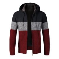 2021 Coat Winter Fleece Hooded Sweater Sport Casual Sweater Mens Long Sleeve Cardigan Classic Christmas Sweaters Menswear Coats