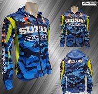 เสื้อฮู้ดแขนยาว​ MotoGp​ Bigbike Suzuki​ Size​ L (อก 40")