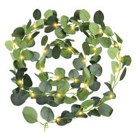 2m 10m LED Eucalyptus Vine String Light Christmas Wedding Decorations Ivy Vine Garland Lights for Holiday Home Room Fairy Decor