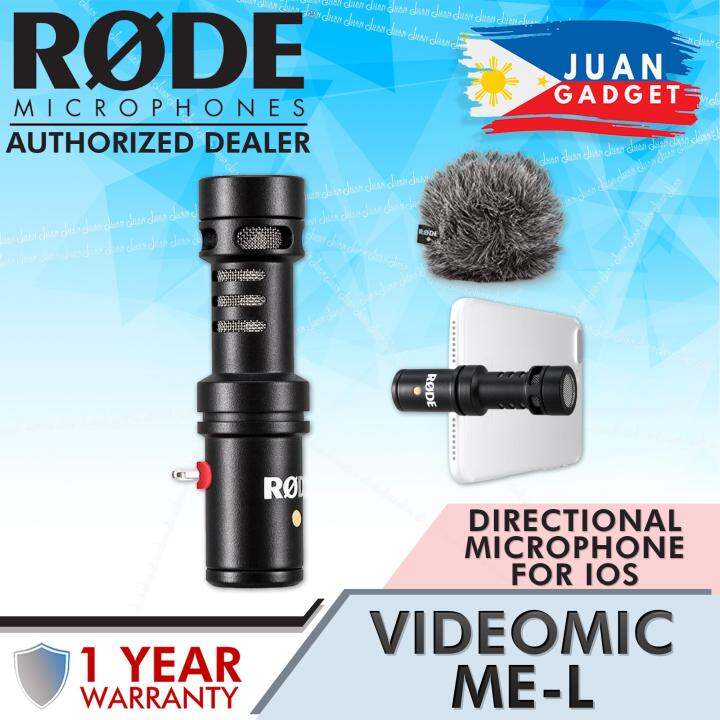 RODE VideoMic MeL Directional Microphone for iOS Devices Lightning