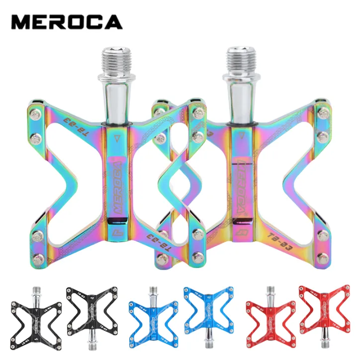 MEROCA Aluminum Alloy MTB Pedal Sealed Bearing CNC Ultra Light Pedal ...