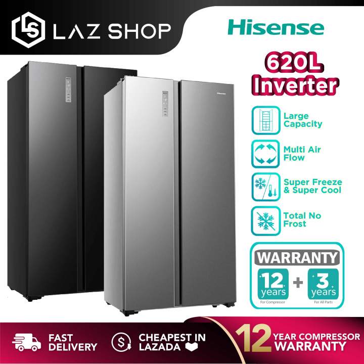 Hisense 620l Side By Side Refrigerator Rs666n4abniv Rs666n4acniv New Rs666n4acn Toshiba 0695