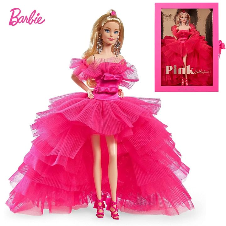 Barbie Signature Pink Collection Doll Barbie Doll 12 In With Silkstone Body Wearing Tulle Gown