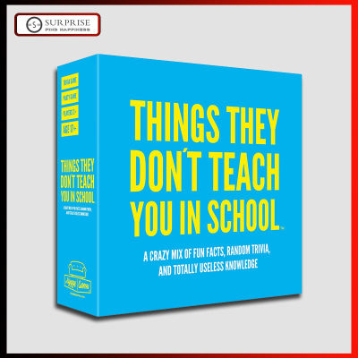 Things They Dont Teach You in School Party Trivia Game