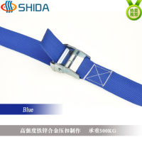 1pcs 5cm * 3Meters Metal Cargo Lashing Polypropylene Webbing Strap, Hold Ratchet Tie Down with Cam Buckle Winch Strap