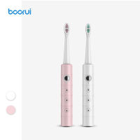 แปรงสีฟันไฟฟ้า รุ่น BR-Z2 Sonic Electric Toothbrush ขนแปรงนุ่ม อัลตราโซนิค แปรงฟันไฟฟ้า กันน้ำ IPX7 แบบชาร์จ USB เปลี่ยนหัวได้ 4้น. โหมดทำความสะอาด：ปรับได้ 6 โหมด ขนแปรงดูปองท์เยอรมัน ดีต่อเหงือกและฟัน