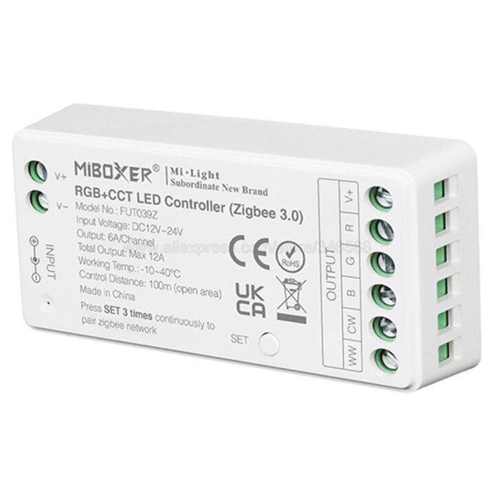 mier-zigbee-3-0-dual-white-single-color-rgb-rgbw-rgb-cct-led-strip-contoller-zb-2-zb-3-fut035z-app-gateway-controller