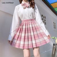 【CC】 New Korean version of pleated 2022 high waist summer womens plaid mini dance