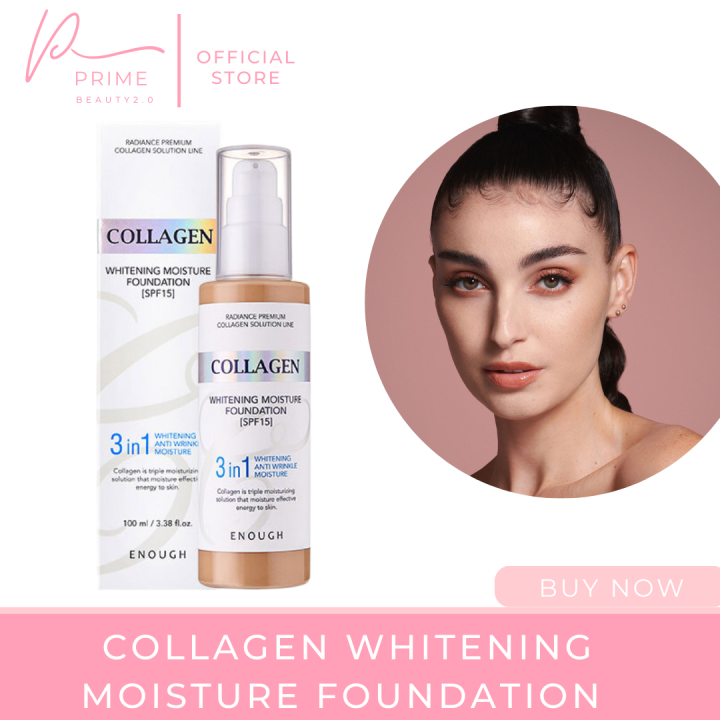 COLLAGEN WHITENING MOISTURE FOUNDATION - 3 in 1 Collagen Whitening ...