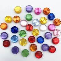 New 12.5mm Color Cat Stone Round Acrylic High Ankle Button Clothing Blouses Hand Decorated DIY Craft Accessories Haberdashery