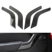 4ชิ้นเซ็ตภายในรถประตู Handle Cover Trim อุปกรณ์เสริมสำหรับ Jeep Wrangler JK 2011 2012 2013 2014 2015 2016 2017