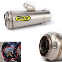 60mm Motorcycle ARROW Exhaust Muffler DB Killer GP Motocross Escape Silencer For Honda Yamaha Kawasaki R1 R3 R6 CBR600RR S1000RR