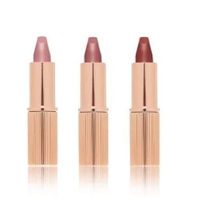 ลิปสติก ทาปาก ลิป ลอตใหม่   Charlotte Tilbury Iconic Mini Lip Wardrobe Matte Revolution Lipstick Trio (เซท3แท่ง)