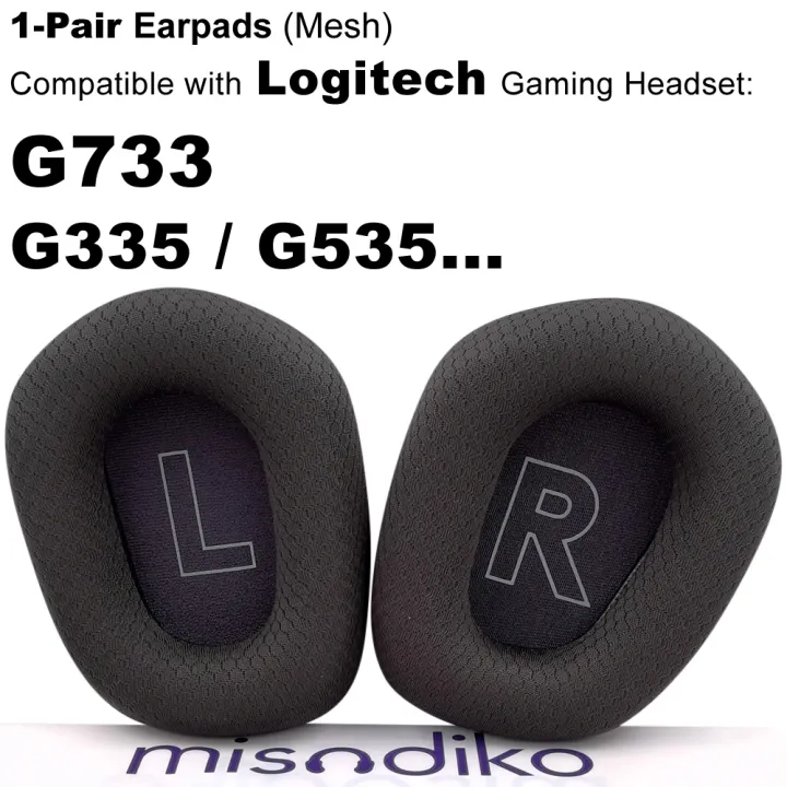 misodiko Ear Pads Cushions Replacement for Logitech G733 G335 G535