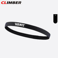 CLIMBER แถบคาดศีรษะกันลื่นสำหรับเล่นกีฬา,สายรัดศีรษะสวมใส่สบายระบายอากาศได้ดีกันเหงื่อกันเหงื่อสำหรับวิ่งออกกำลังกายโยคะ