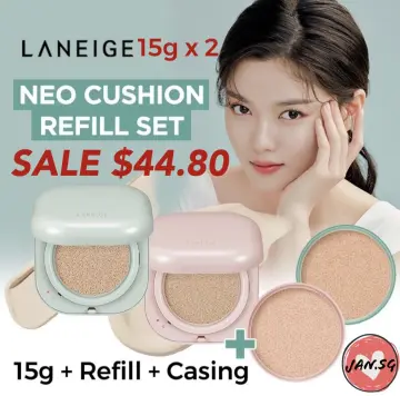 LANEIGE NEO Cushion Glow(#21N Beige:SPF 50+ PA+++, 15 g)/US Seller