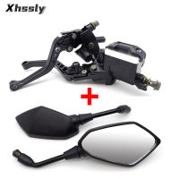 Motorcycle Brake Clutch Hydraulic Lever Rearview Mirror SetFor SUZUKI Gsxr 1000 K7 Gladius 650 Gixxer Bandit 1200 Katana Gsx750F