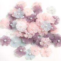 【YF】 30/50Pcs Artificial Flowers Fake Bridal Clothing Crafts Wedding Decoration Accessories