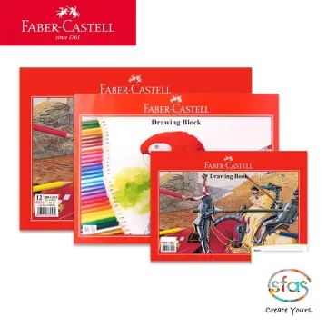FABER CASTELL – DRAWING BOOK – A4 (20 Sheets) 150gsm – Ay stationery
