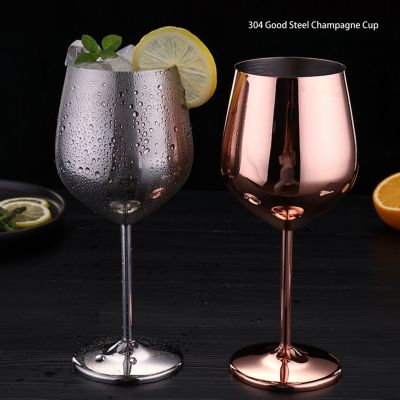 【CW】 500ml Wine Goblets Plated Glass Juice Drink Goblet Barware Tools