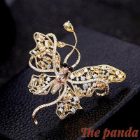 The Panda Butterfly Brooches and Pins for Women AAA Grade Colored Zircon Corsages Fashionable and Elegant Blazer Evening Dress Accessories Luxury Brooches Jewelry Accessories Gifts