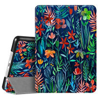 Fintie Case for iPad 7th Generation 10.2 Inch 2019 - Lightweight Slim Shell Standing Hard Back Cover with Auto Wake/Sleep Feature for iPad 10.2" Tablet, Jungle Night