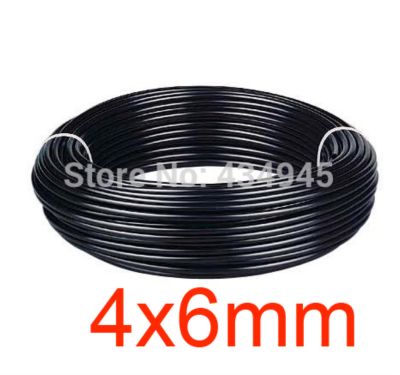 4mm inner diameter 6mm outer diameter 4x6mm Pu tube pneumatic tubing plastic tubes pneumatic hoses air hoses free shipping
