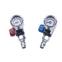 G1/4 Metal Paint Spray Gun Air Pressure Regulator Gauge 0-140PSI Car Truck Pneumatic Tool Accessories Pressure Gauge Drawing Painting Supplies