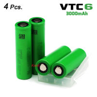 4 ก้อน ถ่านชาร์จ 18650 VTC6 3.7v 3000mAh 30A