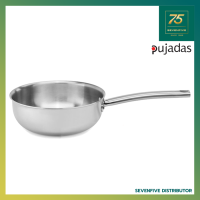 PUJADAS หม้อสำหรับทอด หม้อทอด หม้อใช้ทอด หม้อสแตนเลสทอด กระทะทรงสูง กระทะทอด PUJ1-234.0